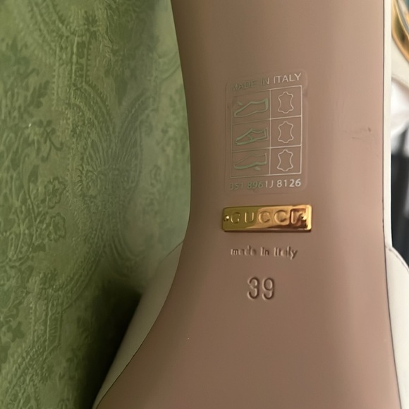 Gucci Blondie Leather Sandals - Picture 6 of 6